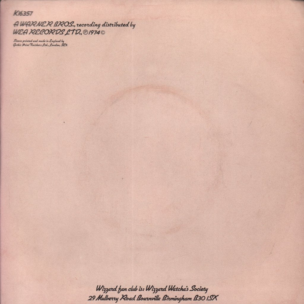 Wizzard (Roy Wood) - Rock N Roll Winter - 7 Inch