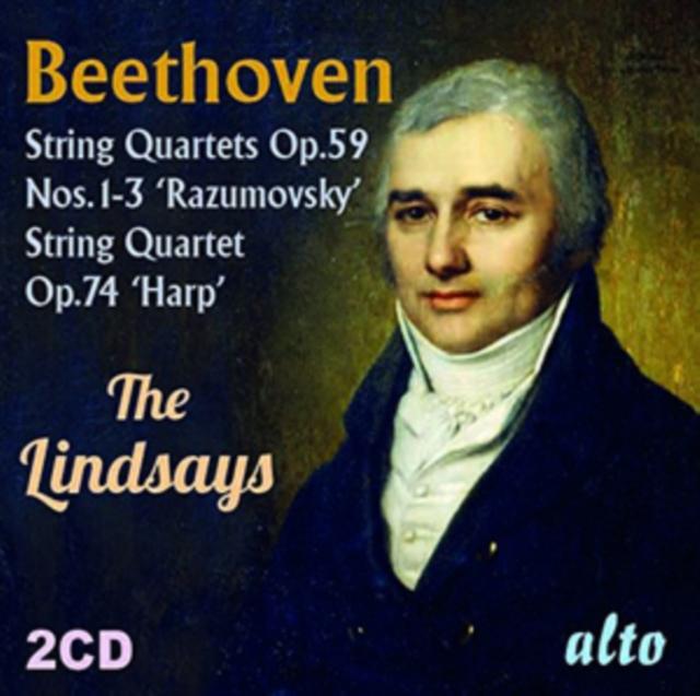 Lindsays - Beethoven: String Quartets, Op. 59, Nos. 1-3, 'razumovsky'/... - Double Cd