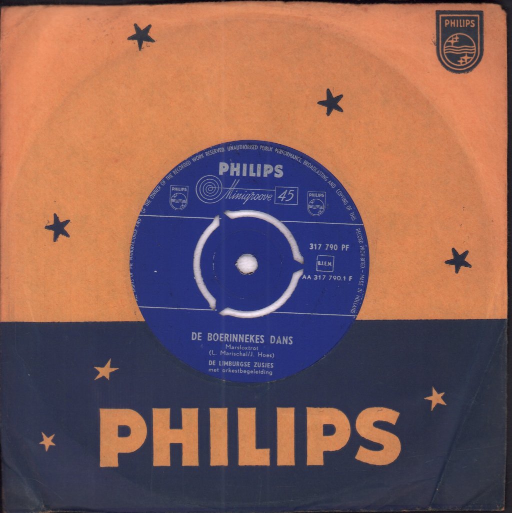 De Limburgse Zusjes - De Boerinnekes Dans - 7 Inch