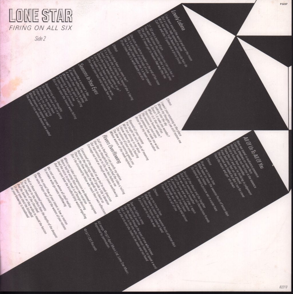 Lone Star - Firing On All Six - Lp