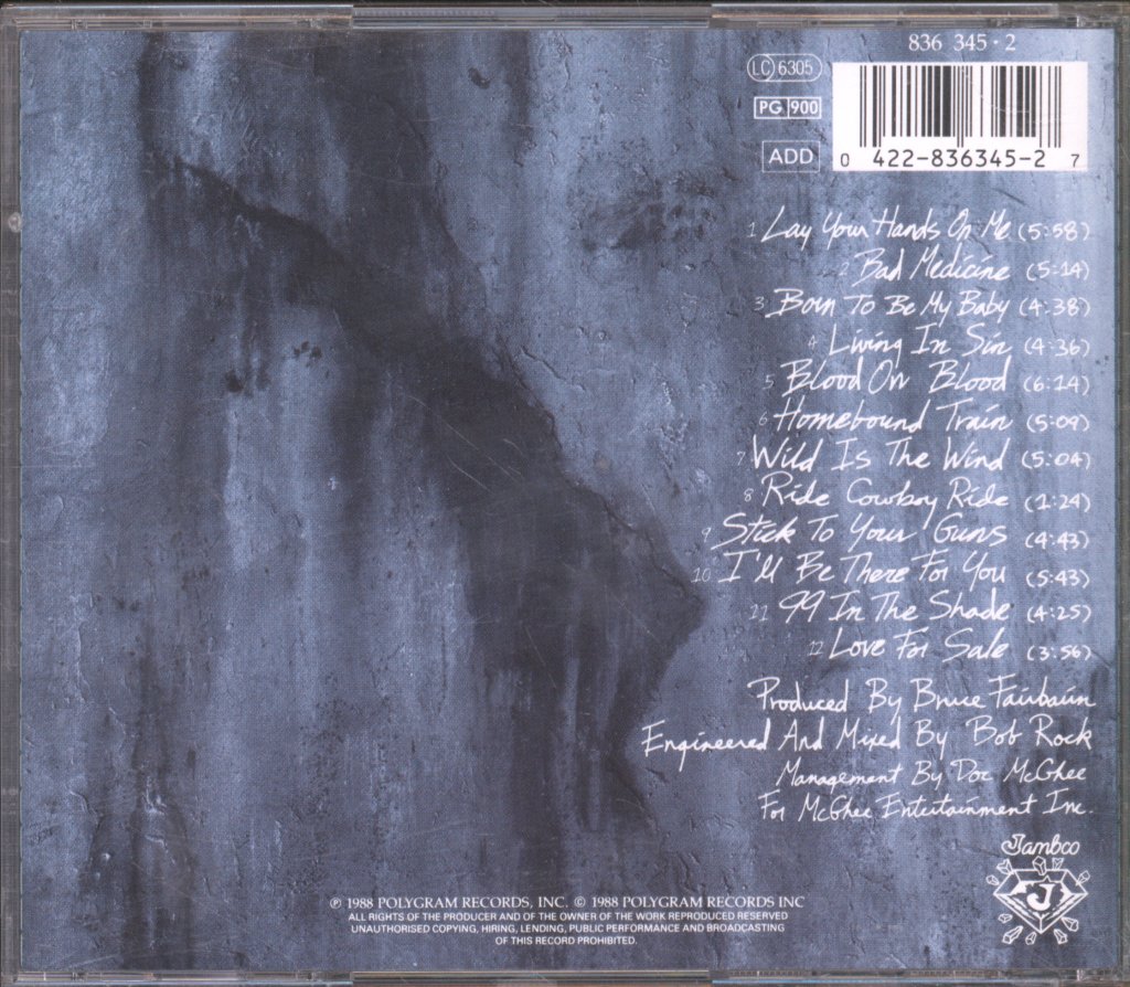 Bon Jovi - New Jersey - Cd