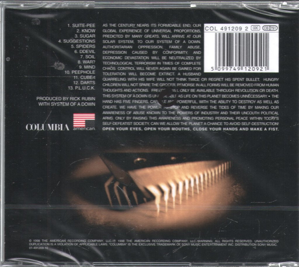 System Of A Down - System Of A Down - Cd