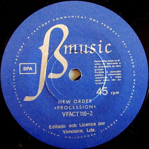 New Order - Procession / Everything's Gone Green - 7 Inch