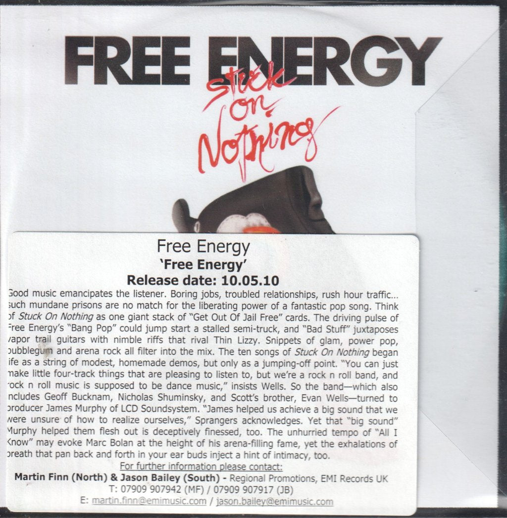 Free Energy - Stuck On Nothing - Cdr