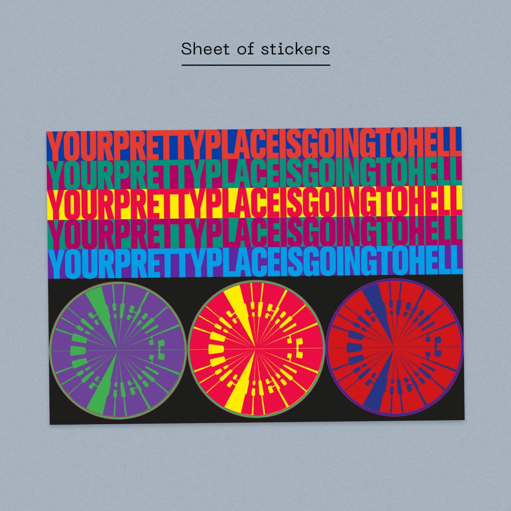 Heads - YOURPRETTYPLACEISGOINGTOHELL (Dinked Edition #382) - Double Lp