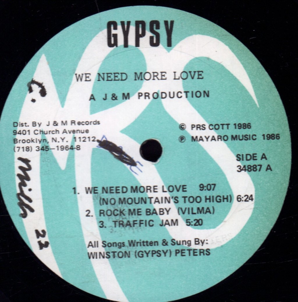 Gypsy - We Need More Love - Lp