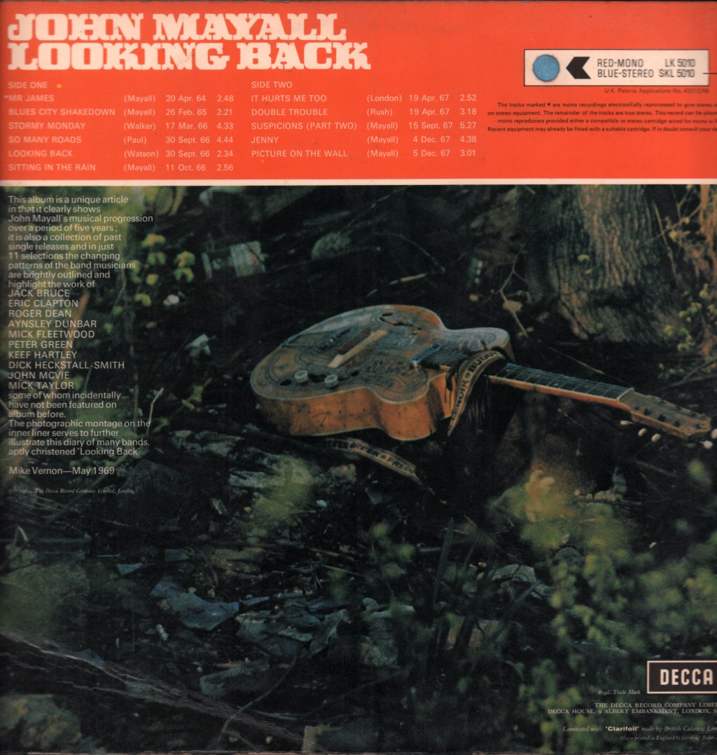 John Mayall - Looking Back - Lp