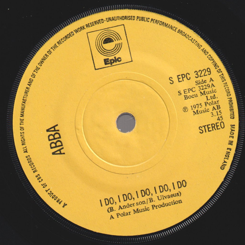 ABBA - I Do, I Do, I Do, I Do, I Do - 7 Inch