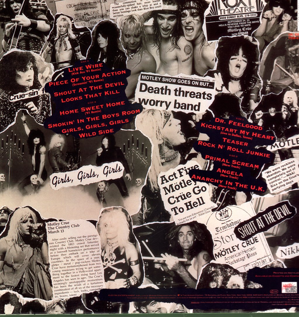 Motley Crue - Decade Of Decadence '81-'91 - Double Lp