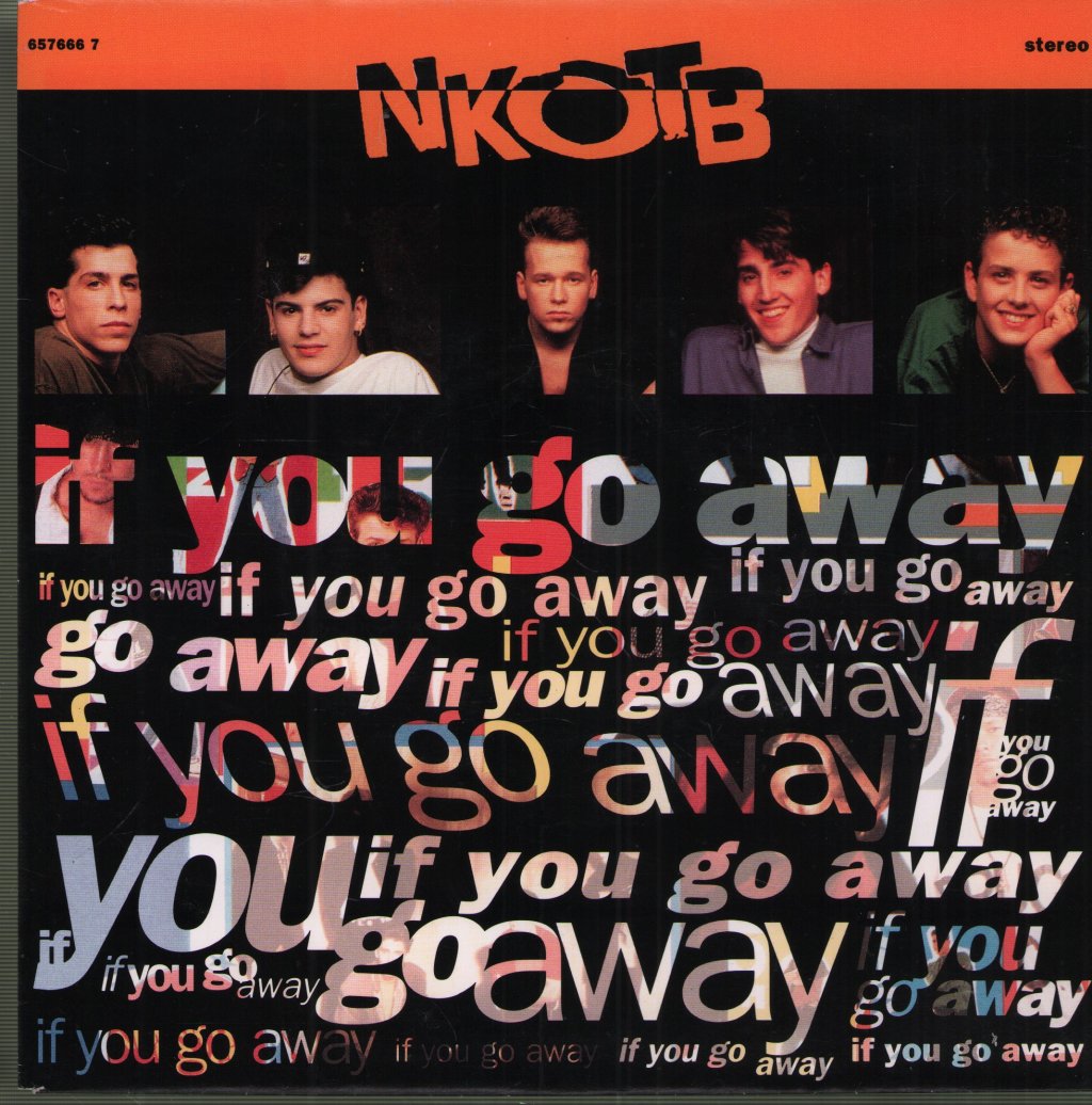 New Kids On The Block - If You Go Away - 7 Inch