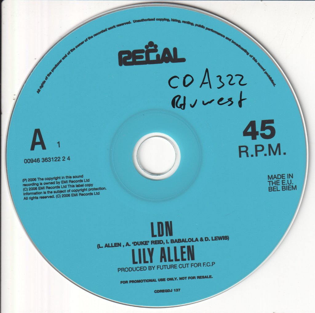 Lily Allen - Ldn - Cd