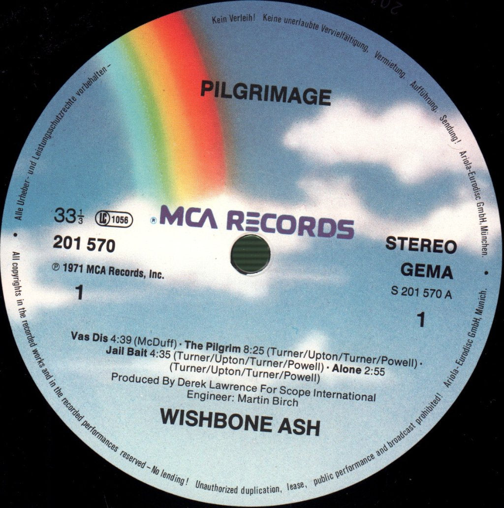 Wishbone Ash - Pilgrimage - Lp