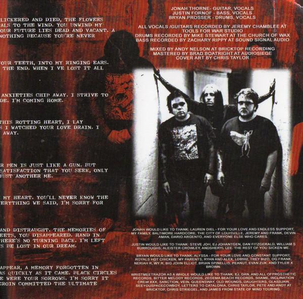 Wristmeetrazor - Misery Never Forgets - Cd