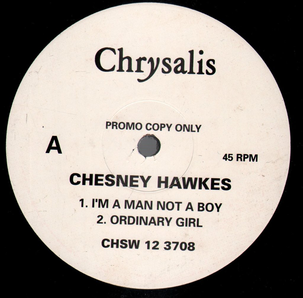 Chesney Hawkes - I'm A Man Not A Boy - 12 Inch
