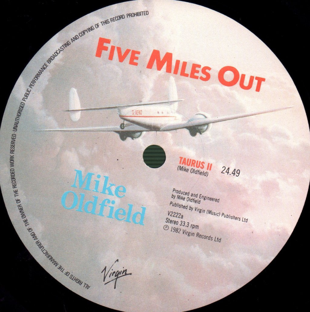 Mike Oldfield - Five Miles Out - Lp