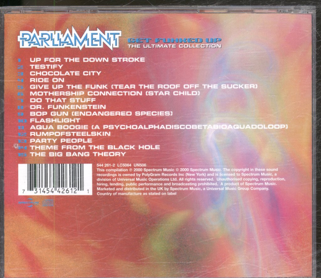 Parliament - Get Funked Up - The Ultimate Collection - Cd