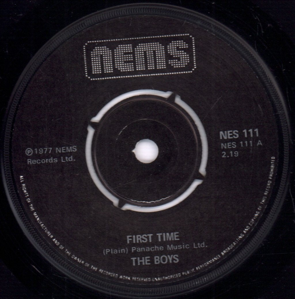Boys (Punk Group) - First Time - 7 Inch