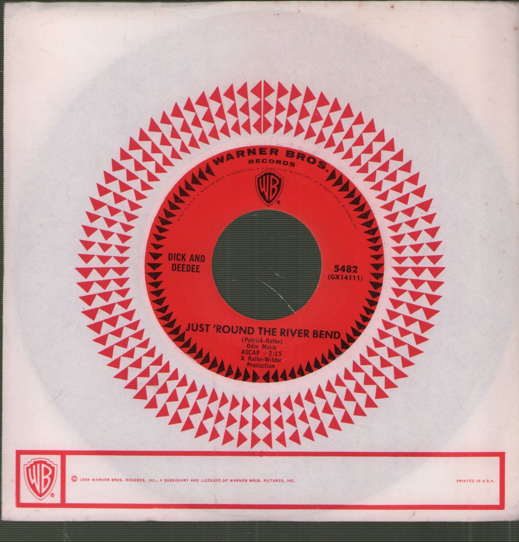 Dick And Deedee - Just Round The River Bend - 7 Inch