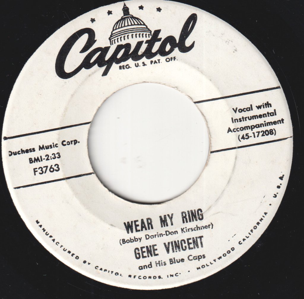 Gene Vincent & His Blue Caps - Lotta Lovin' - 7 Inch