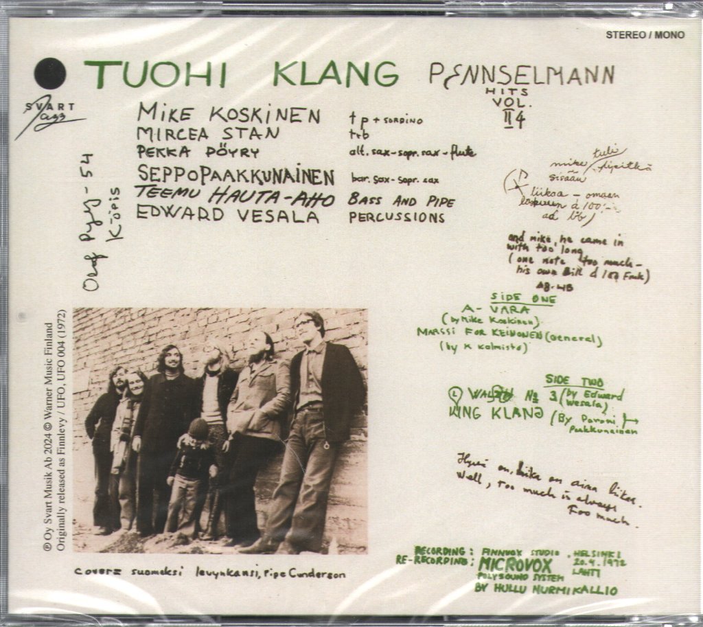 Tuohi Klang - Pennselmann Hits Vol. 2765 - Cd