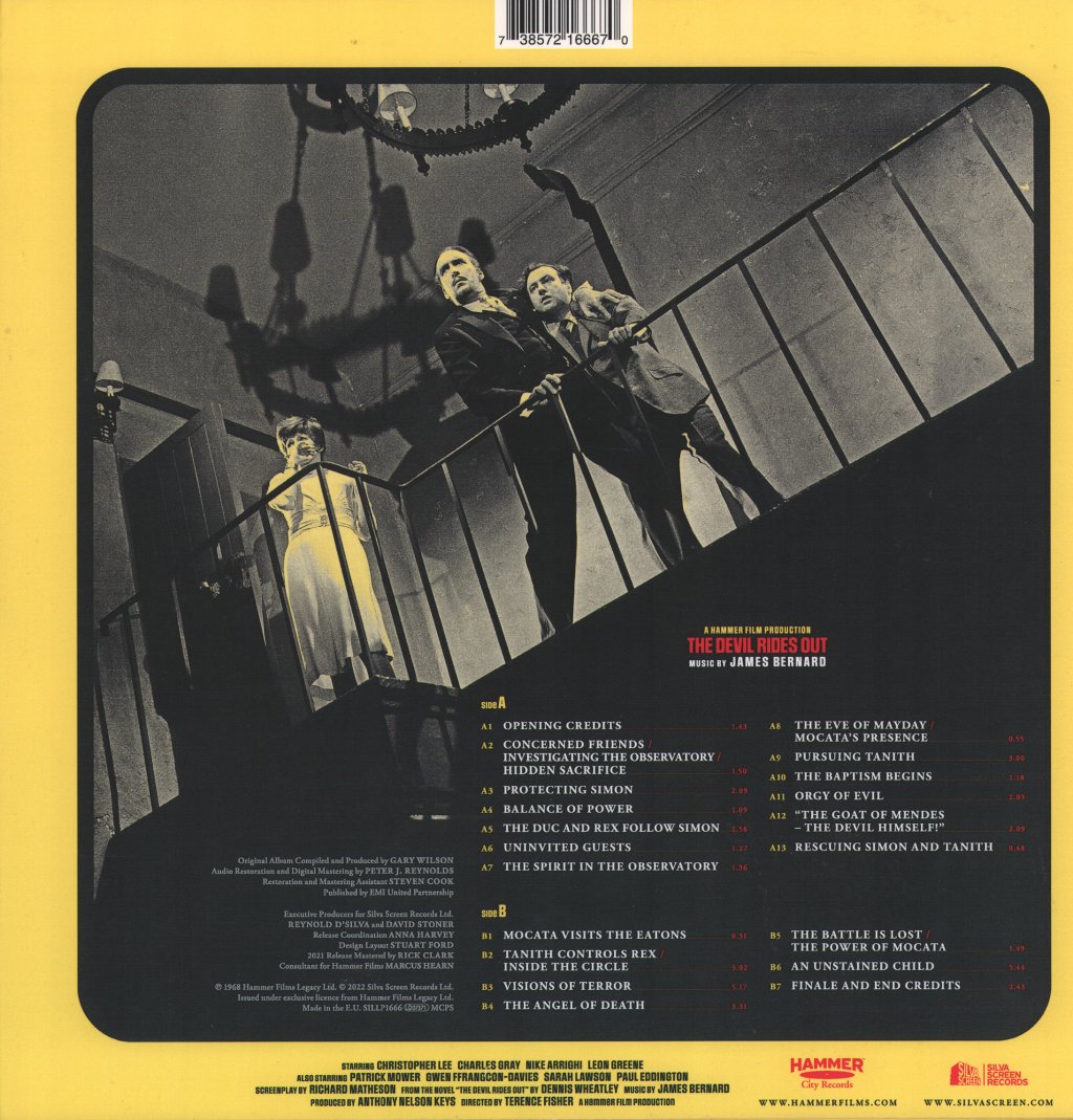 James Bernard - Devil Rides Out (Original Motion Picture Soundtrack) - Lp