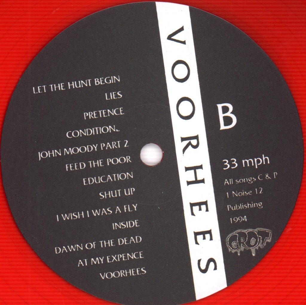 Voorhees - Spilling Blood Without Reason - Lp