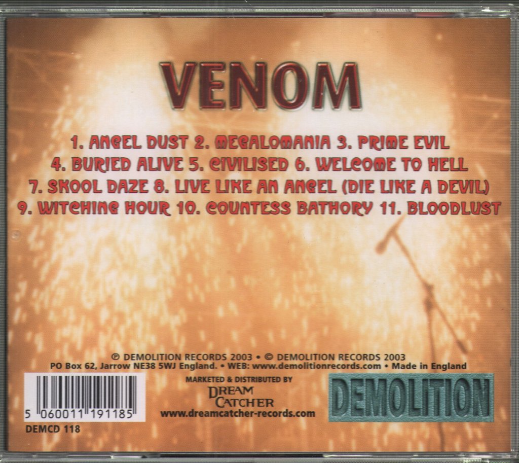 Venom - Witching Hour - Cd