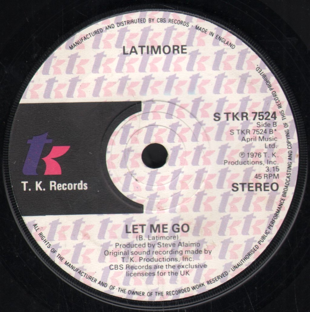 Latimore - Too Hot To Handle - 7 Inch