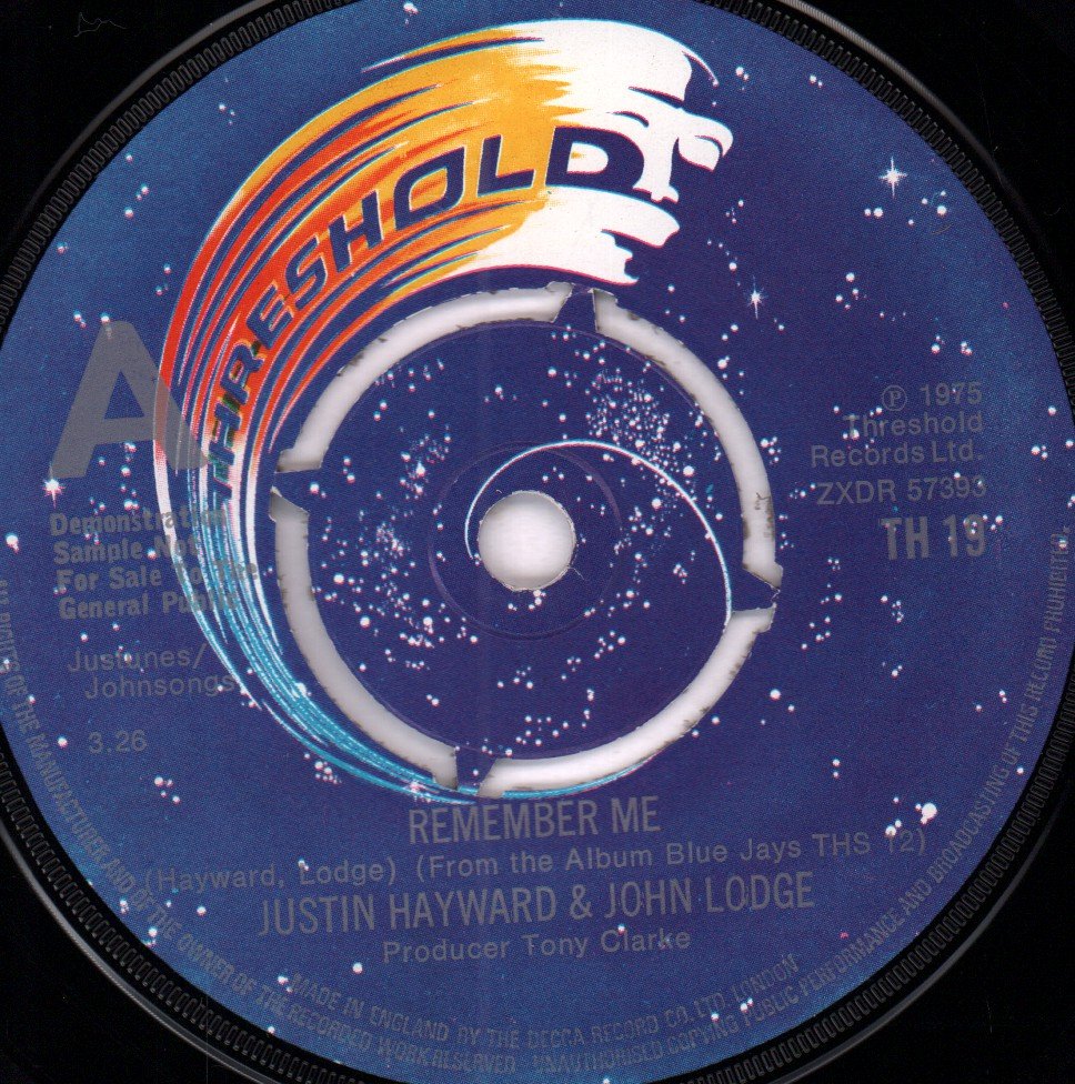 Justin Hayward And John Lodge - I Dreamed Last Night - 7 Inch