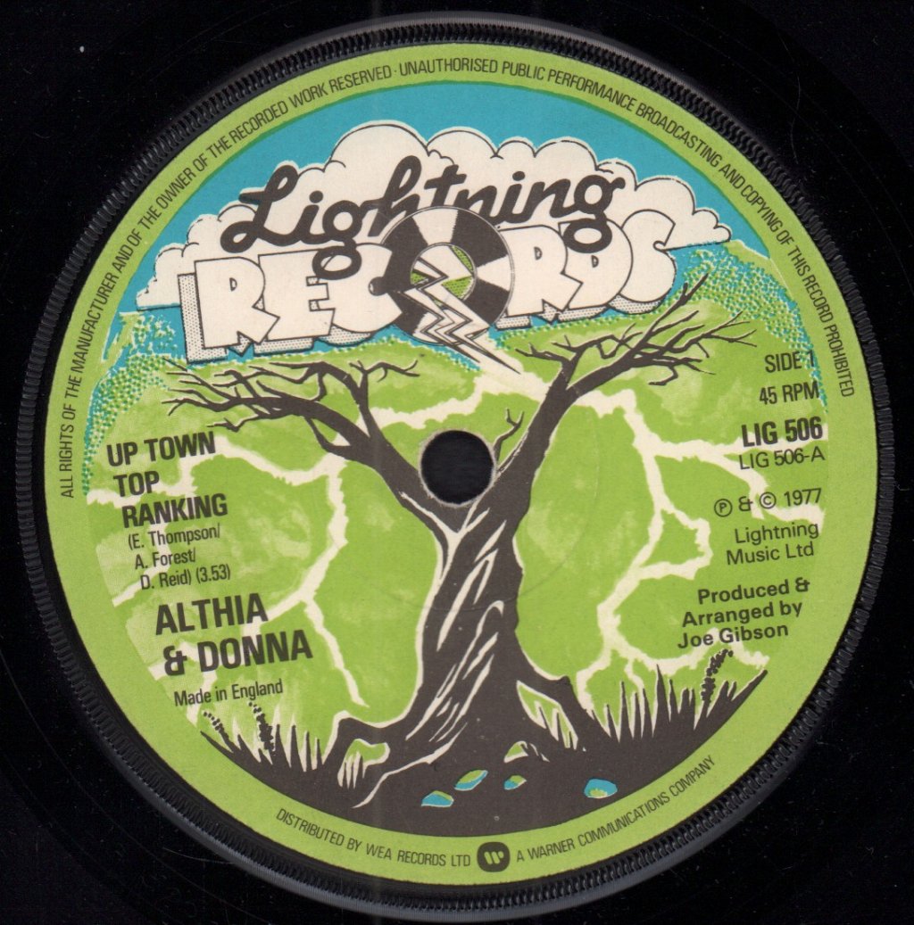Althia And Donna - Up Town Top Ranking - 7 Inch