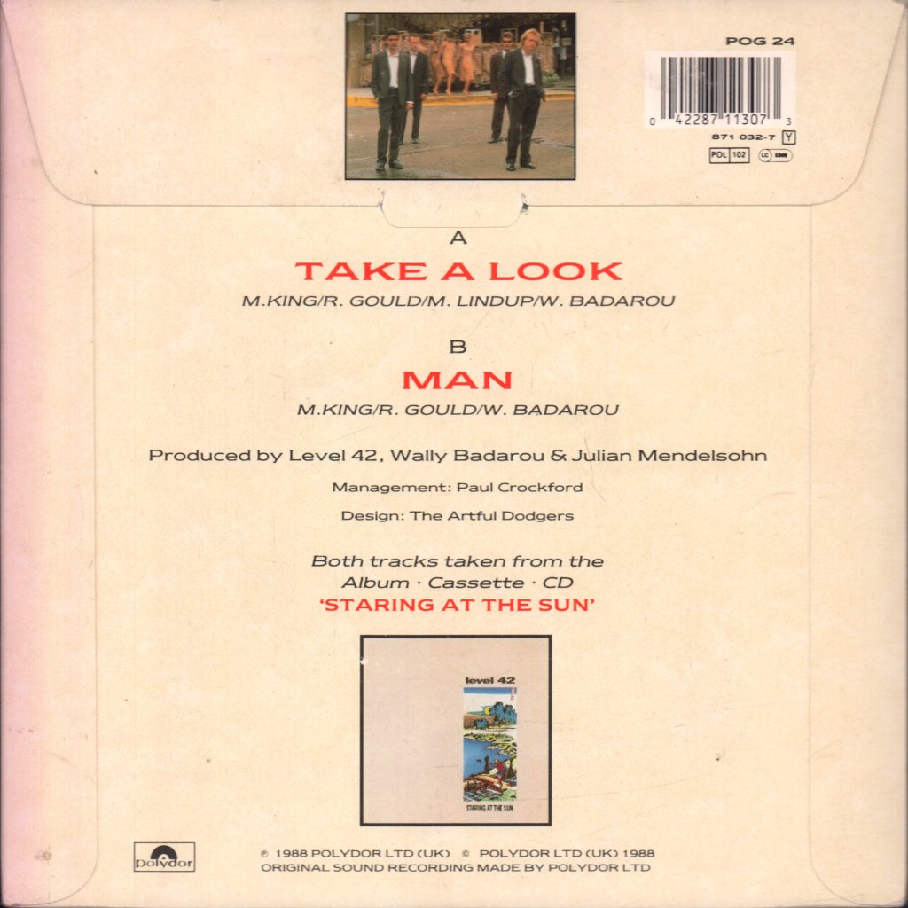 Level 42 - Take A Look - 7 Inch
