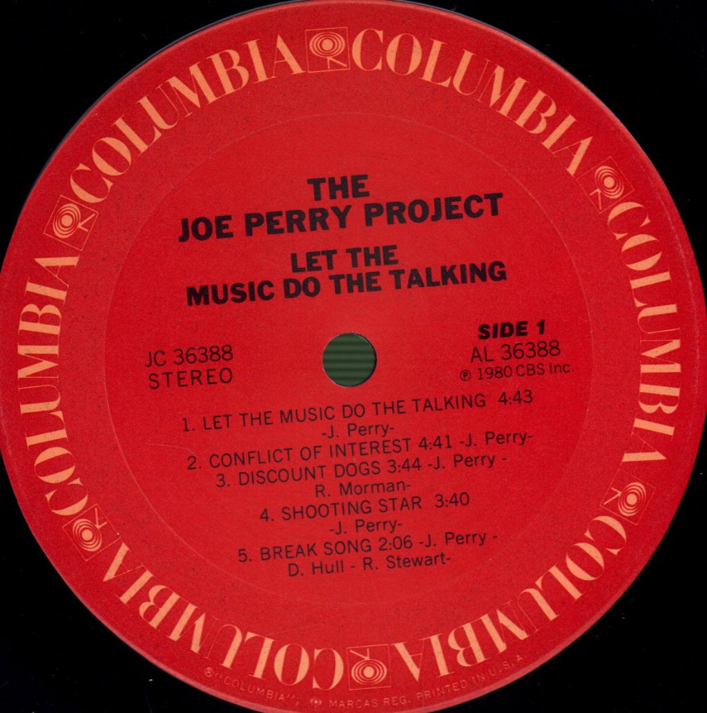 Joe Perry Project - Let The Music Do The Talking - Lp
