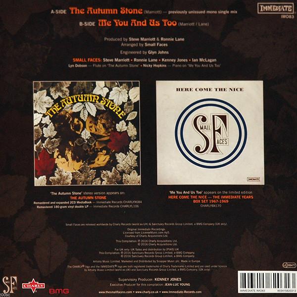 Small Faces - Autumn Stone / Me You And Us Too - 7 Inch