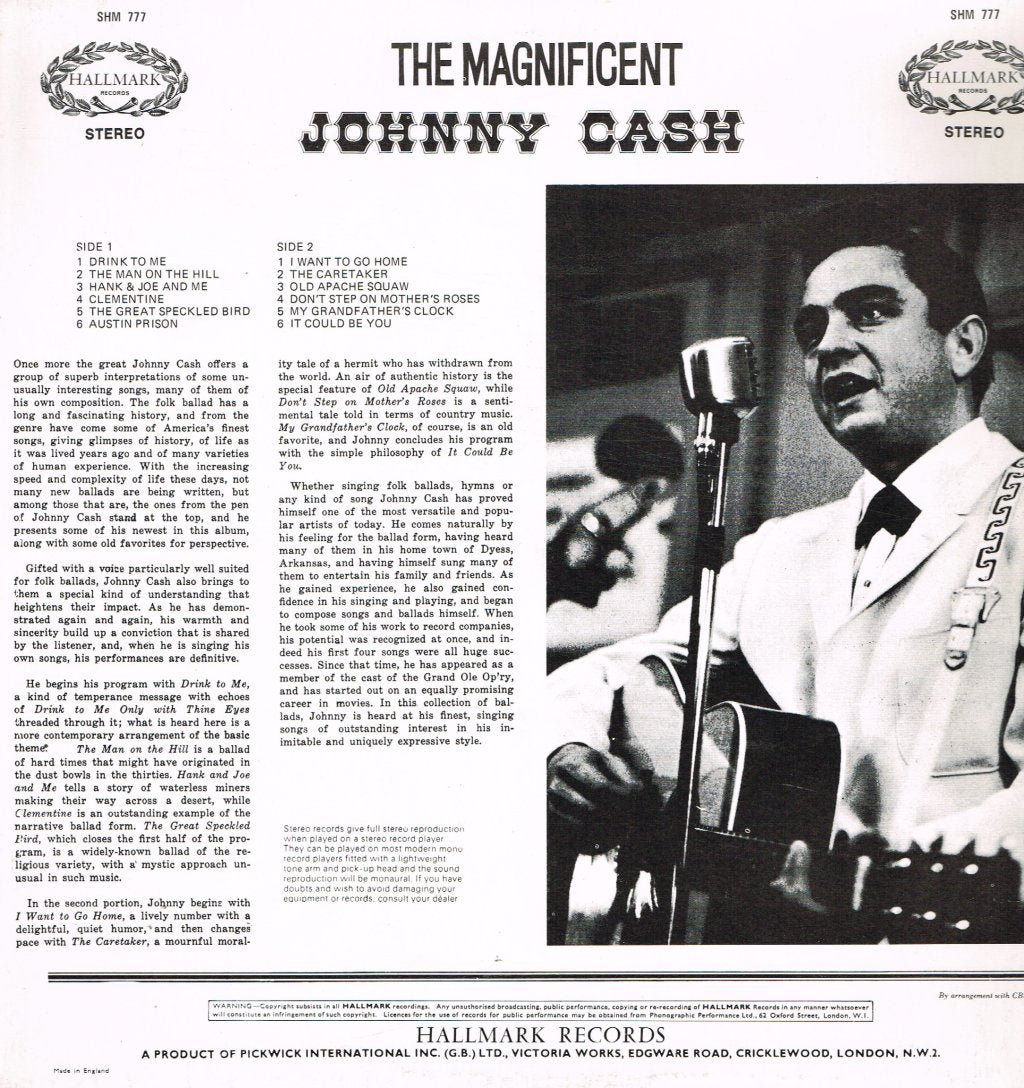 Johnny Cash - Magnificent - Lp