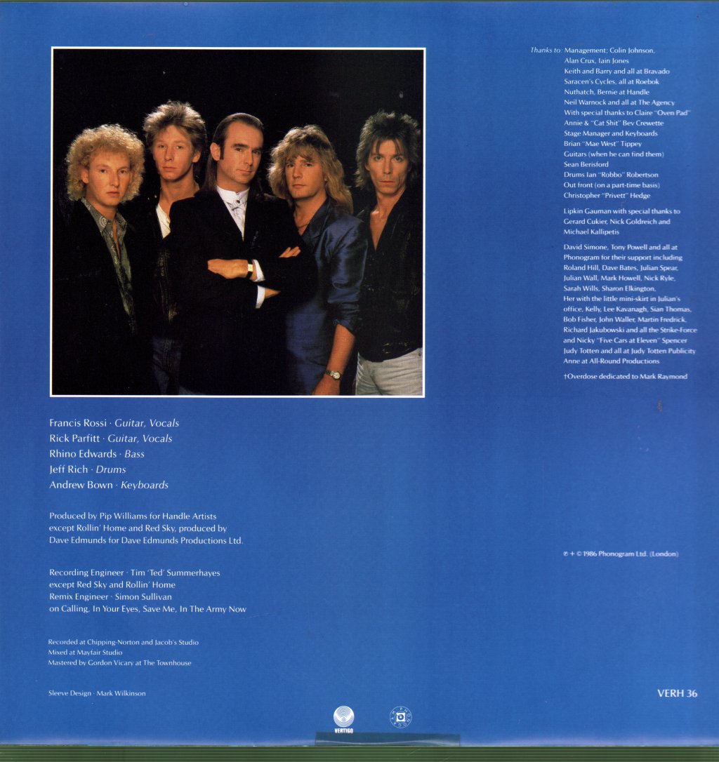 Status Quo - In The Army Now - Lp
