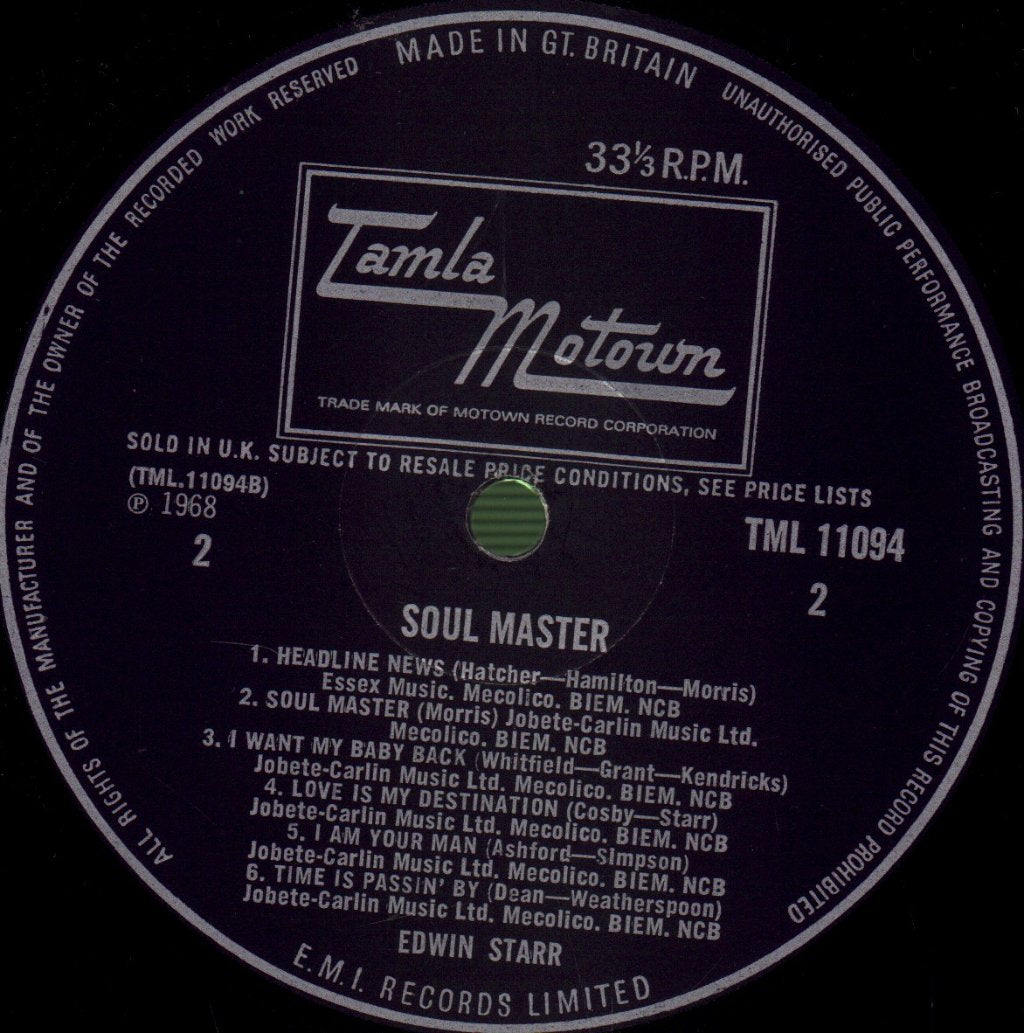 Edwin Starr - Soul Master - Lp