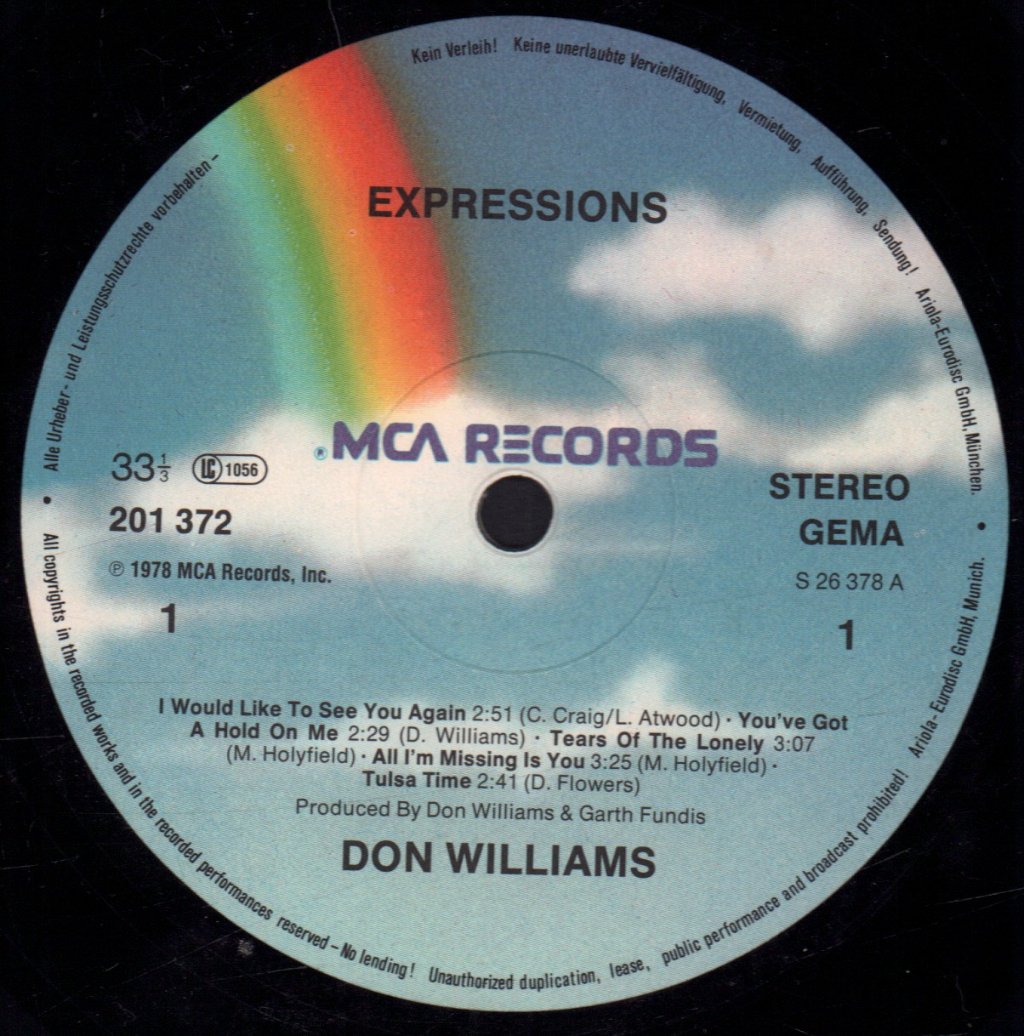 Don Williams - Expressions - Lp