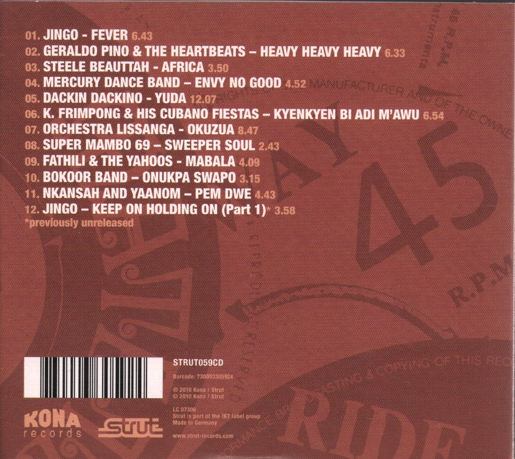 Various Artists - Afro-Rock Volume One - Cd