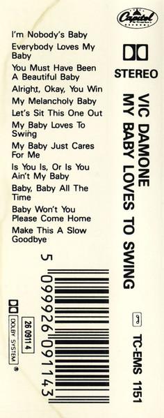 Vic Damone - My Baby Loves To Swing - Cassette