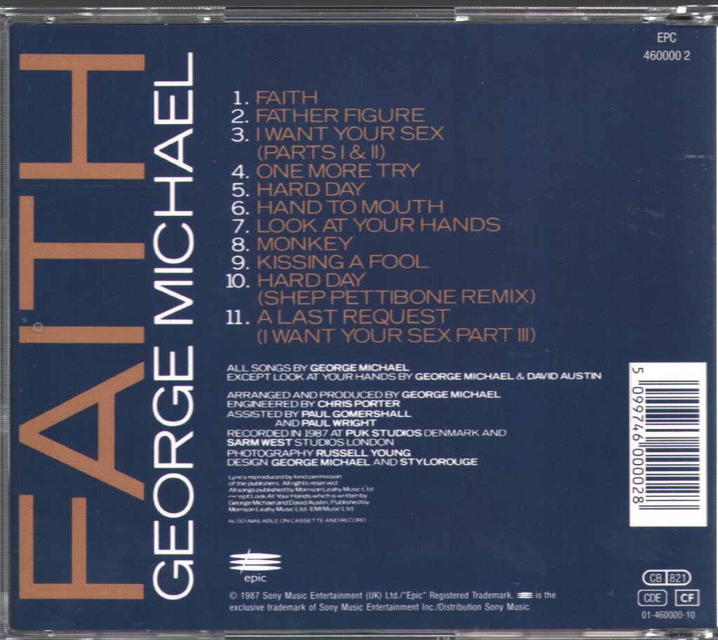 George Michael - Faith - Cd
