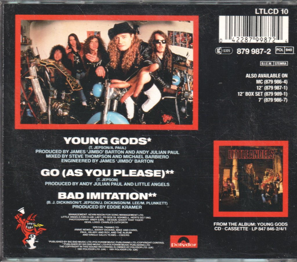 Little Angels - Young Gods - Cd