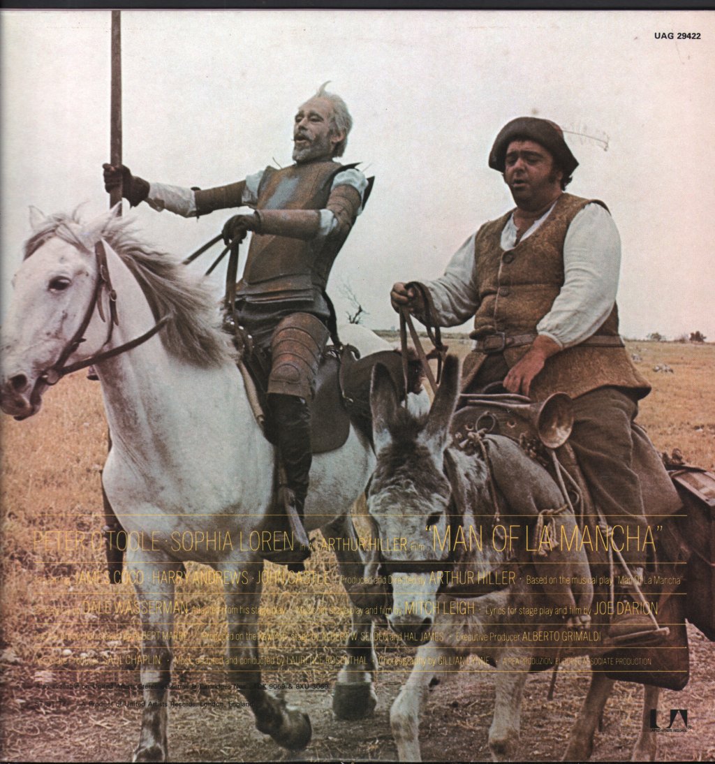 Man Of La Mancha - Original Motion Picture Soundtrack - Lp