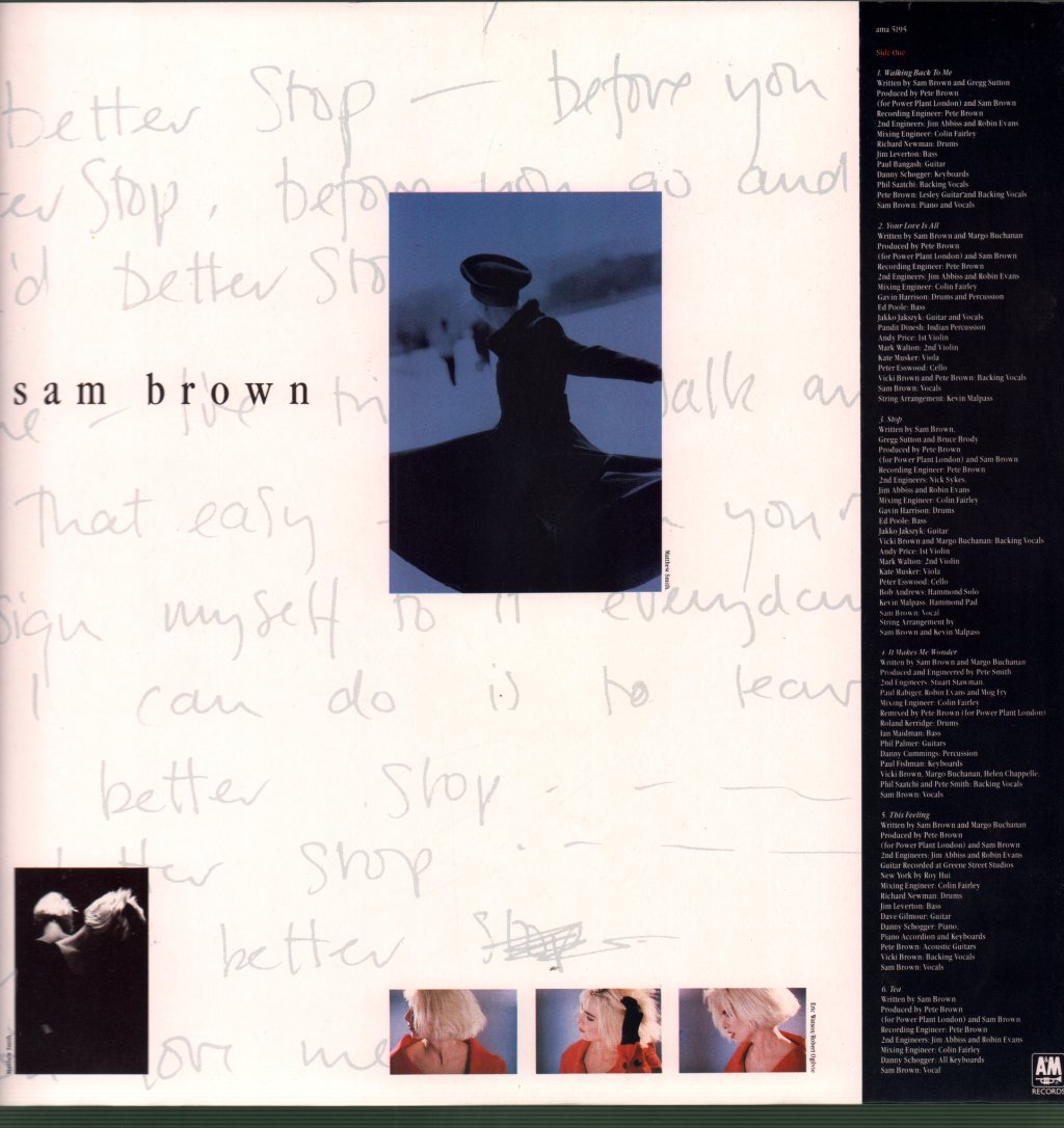 Sam Brown - Stop - Lp