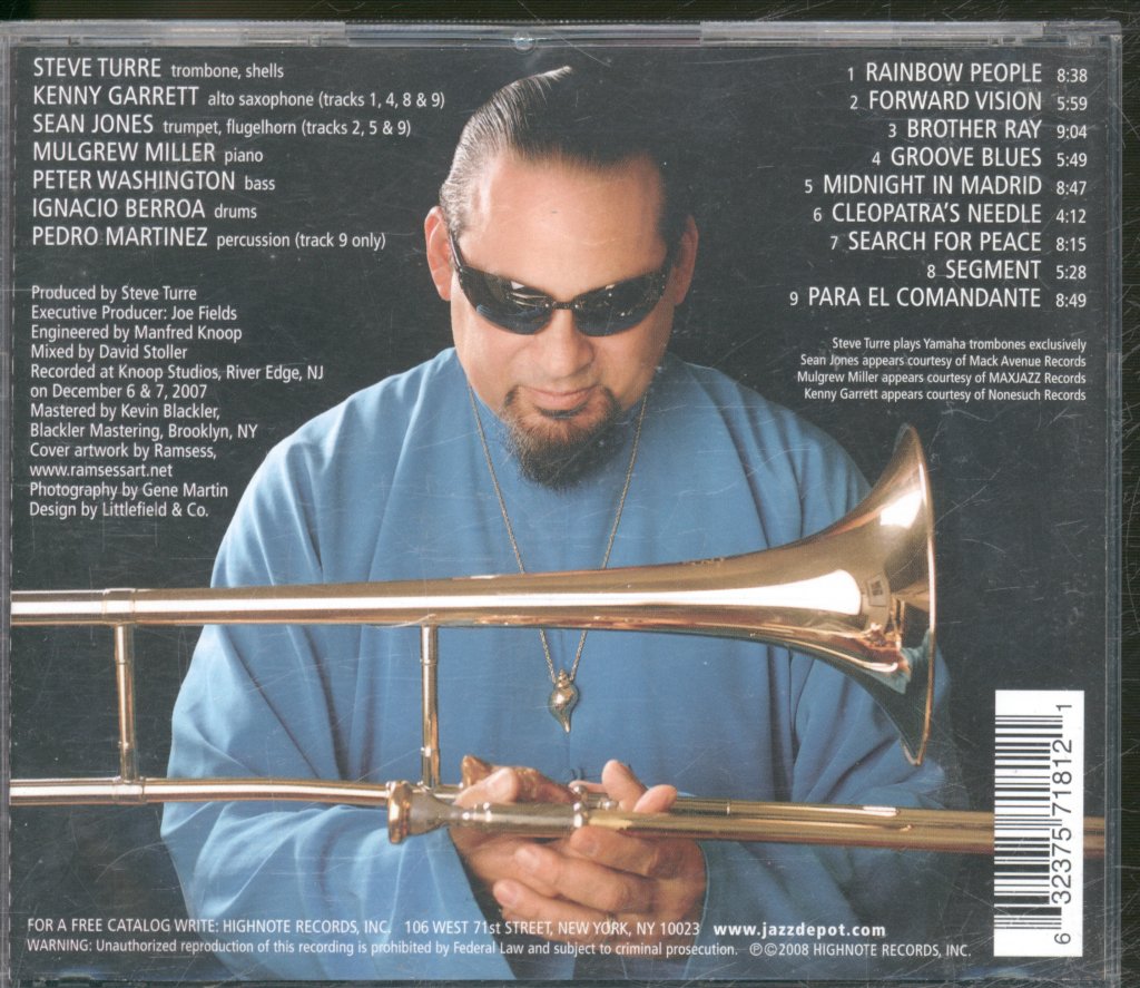Steve Turre - Rainbow People - Cd