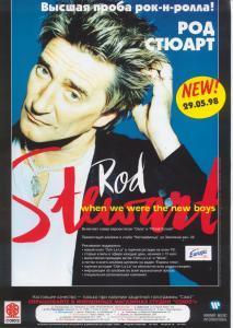 Rod Stewart - When We Were The New Boys - Flyer
