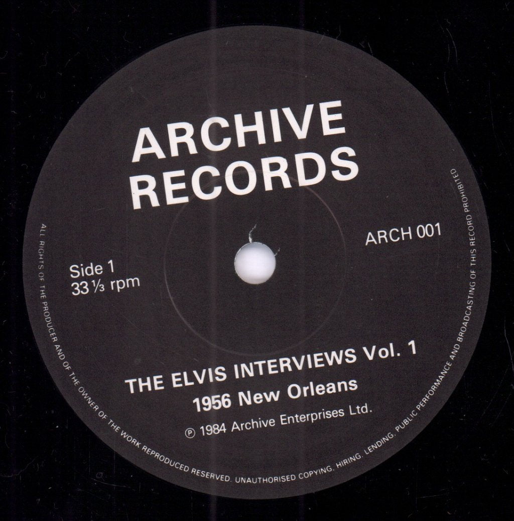 Elvis Presley - Elvis Interviews Vol.1 - 7 Inch