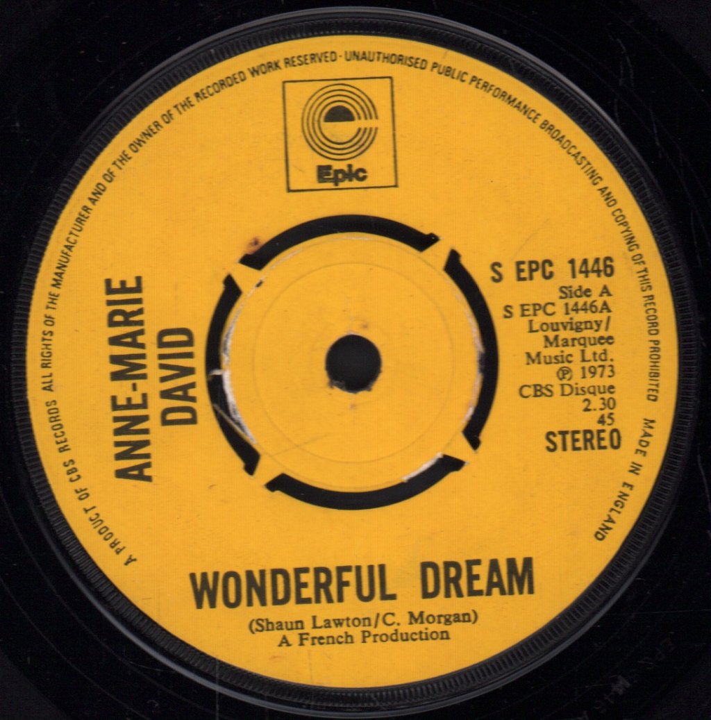 Anne Marie David - Wonderful Dream - 7 Inch