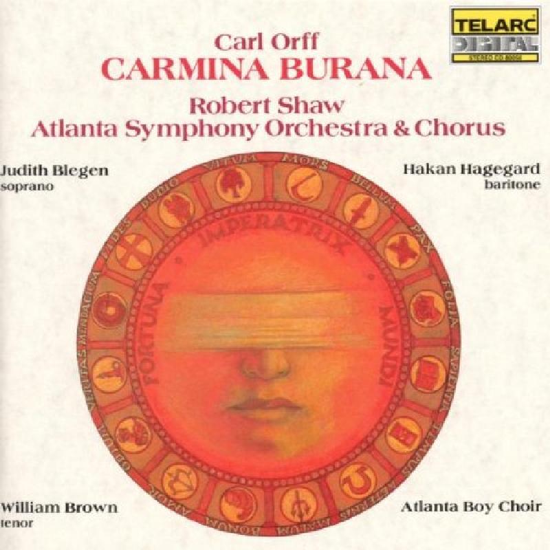 Carl Orff - Carl Orff: Carmina Burana - Cd