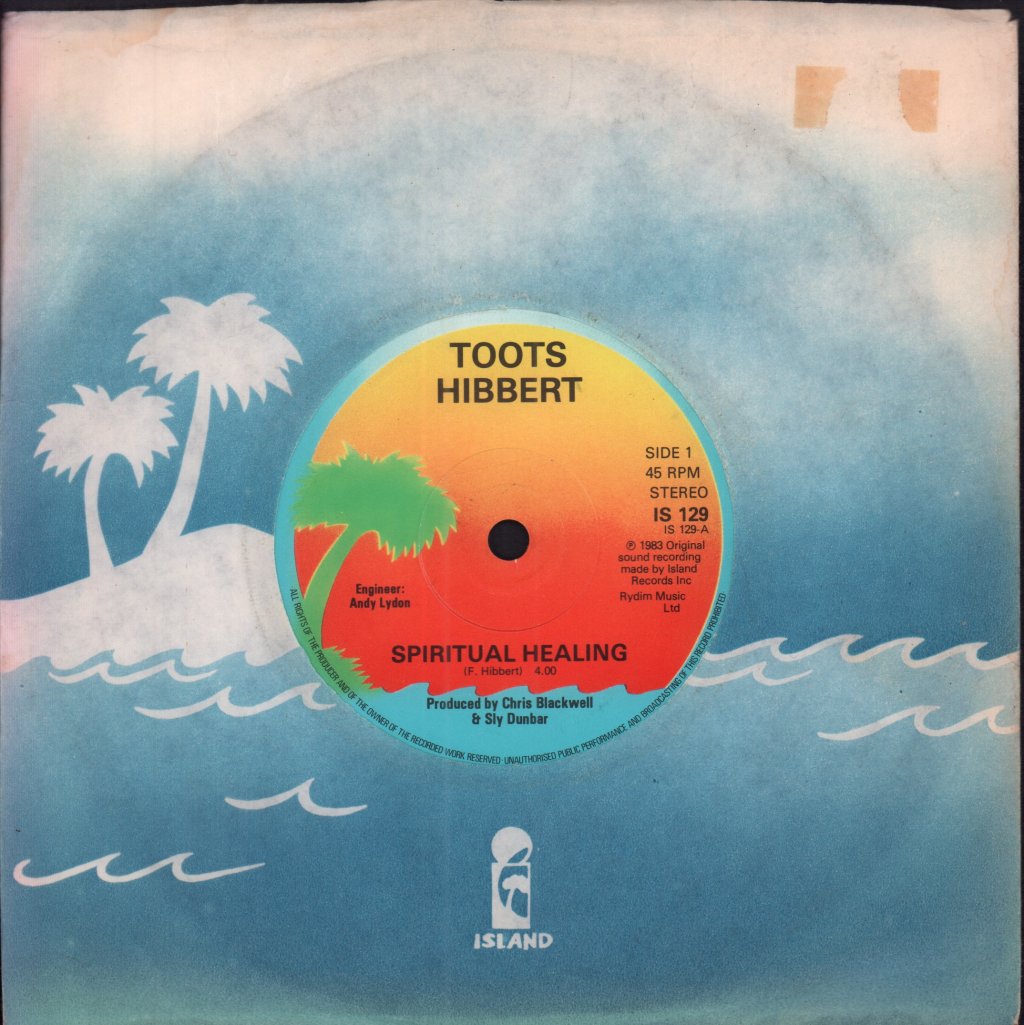 Toots Hibbert - Spiritual Healing - 7 Inch