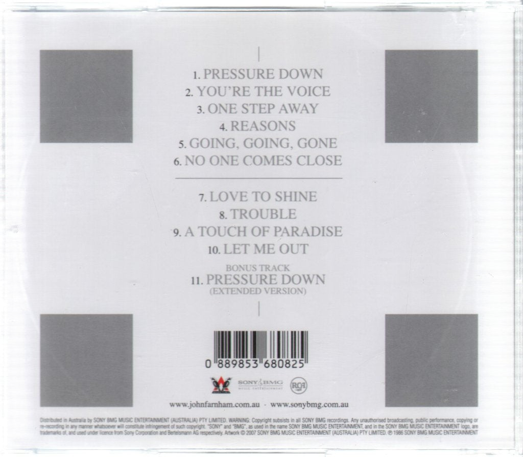 John Farnham - Whispering Jack - Cd